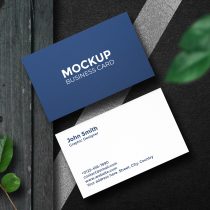 بیزینس کارت (آبی/ سفید)