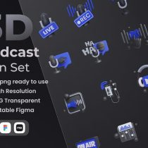 آیکون های ۳Dپادکست