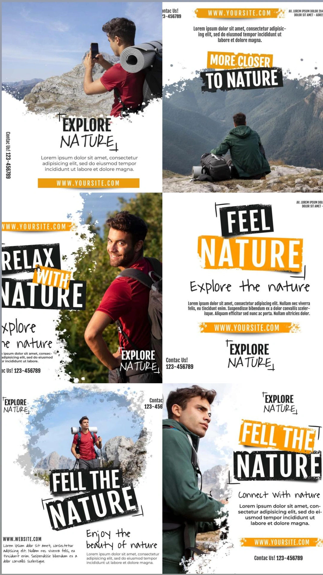 مجموعه کامل پوستر های طبیعت